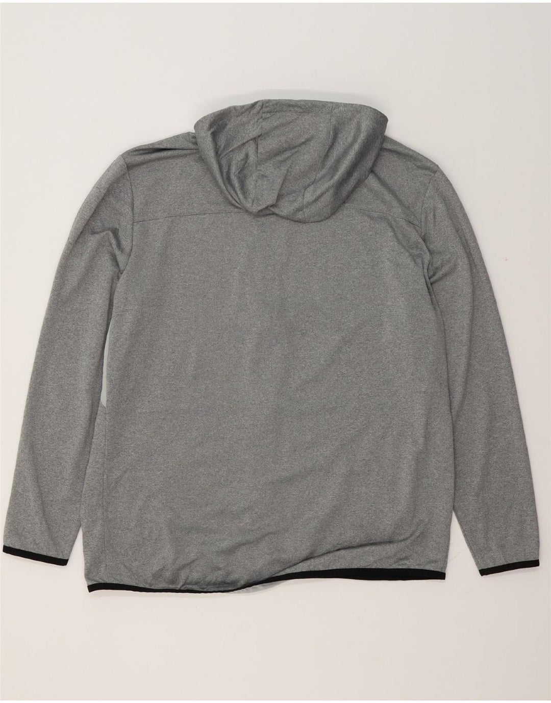 Russell Athletic - Sudadera con capucha para hombre Dri-Power con cremallera, poliéster grande, color gris