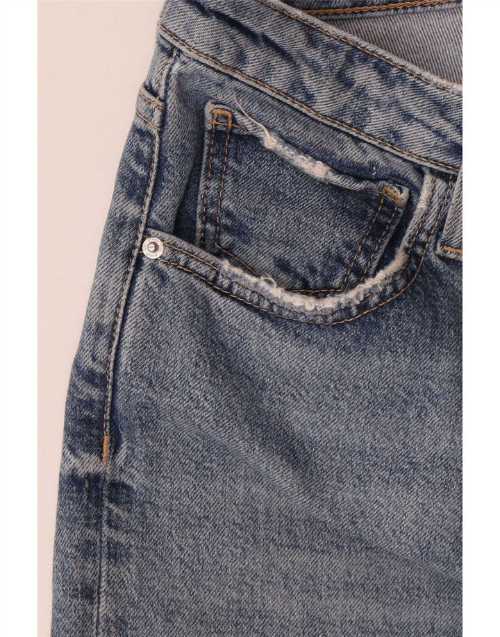 Zara Vaqueros Rectos Mujer EU 38 Small W28 L28 Azul