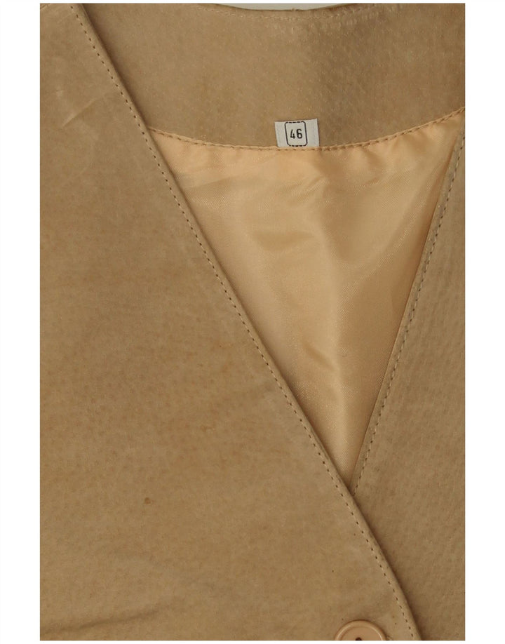 Chaleco vintage para mujer IT 46 Grande Beige