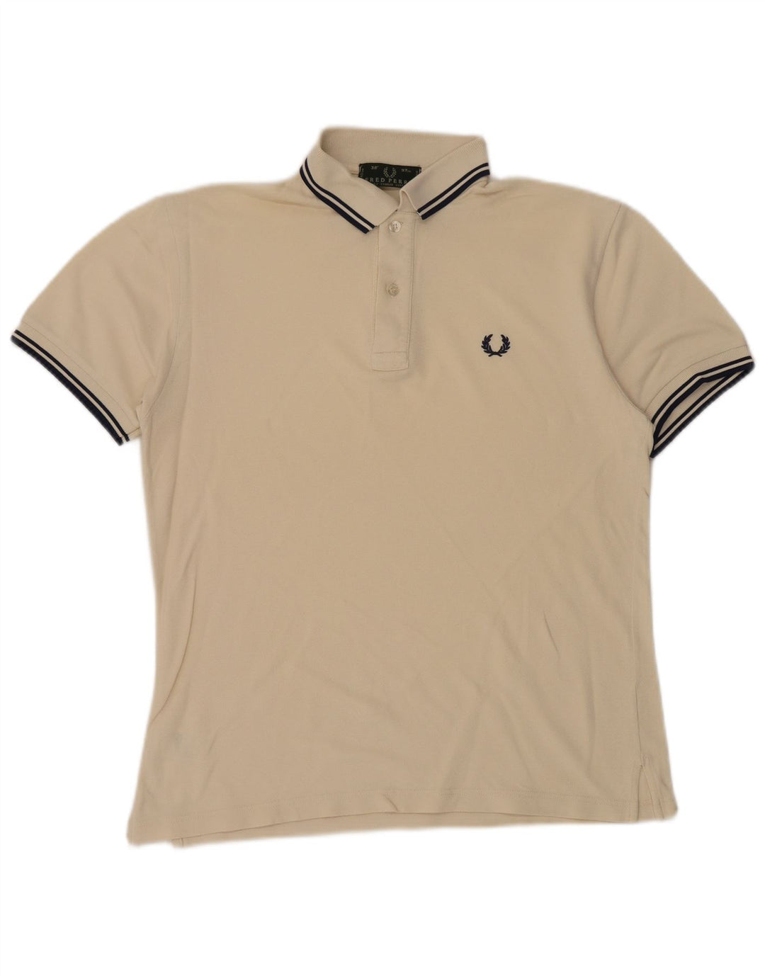 Polo Fred Perry Hombre Pequeño Algodón Beige