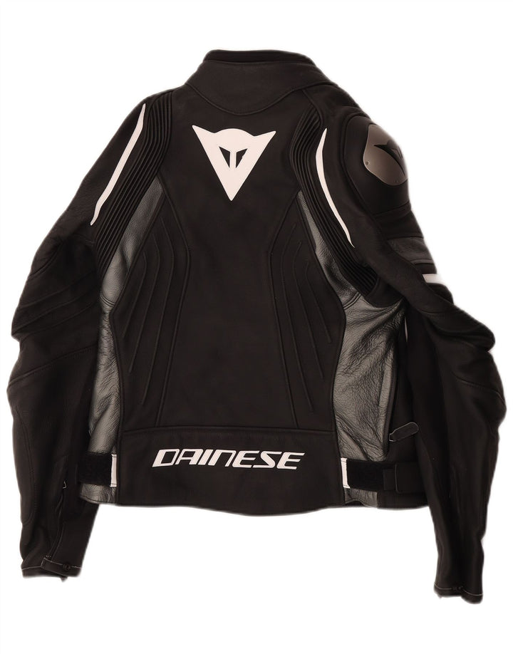 Chaqueta Biker De Cuero Dainese Mujer IT 42 Medium Cuero Biker Negro