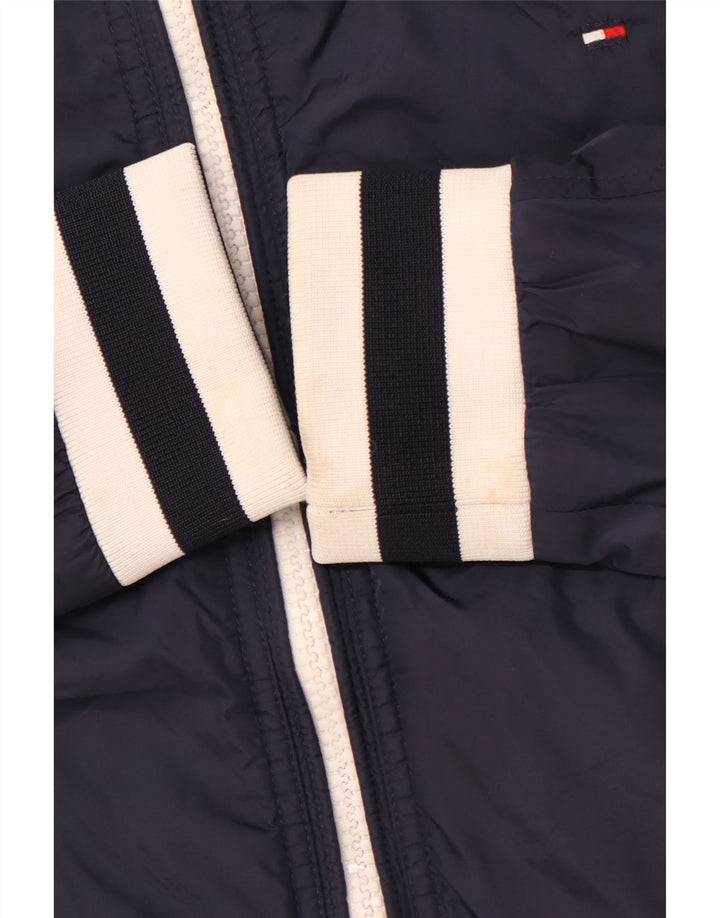 TOMMY HILFIGER Chaqueta Bomber para Mujer UK 40 Grande Azul Marino