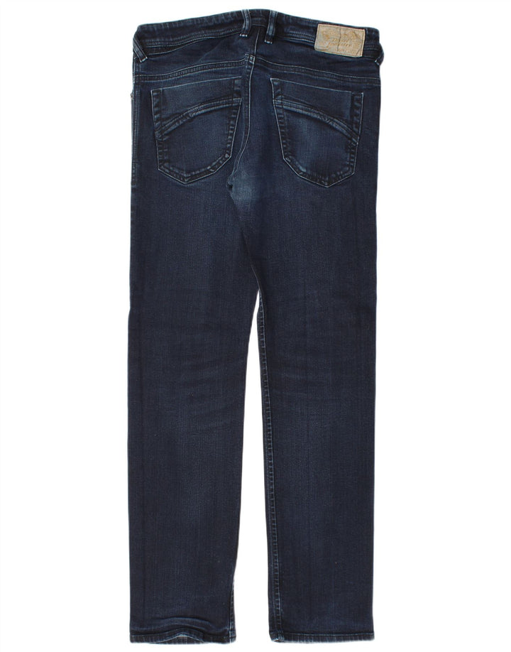 Diesel Jeans Slim Para Hombre W32 L32 Algodón Azul Marino