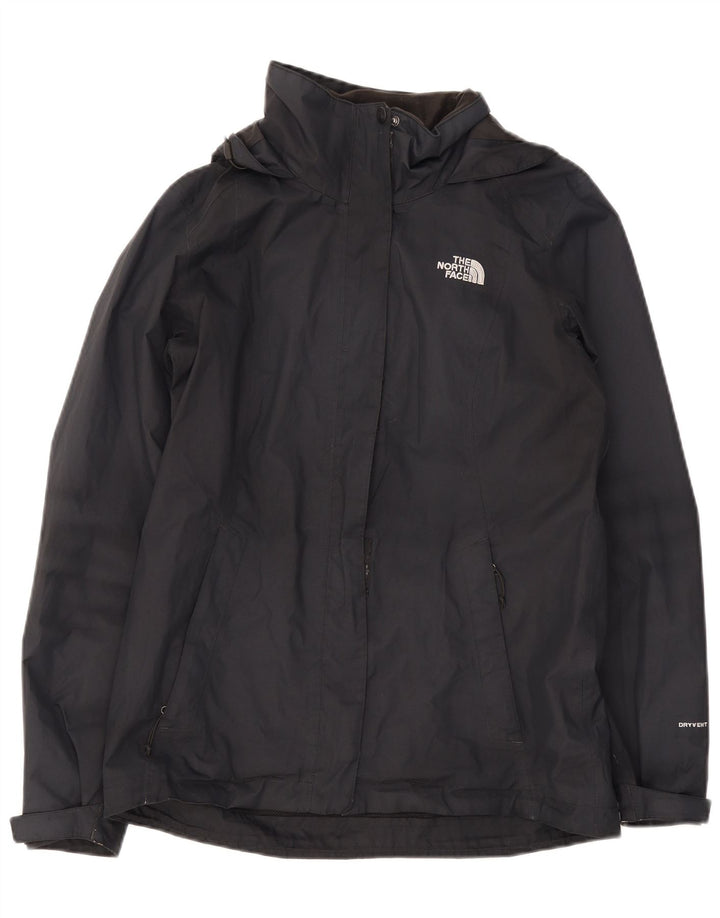 The North Face Chaqueta impermeable con capucha para mujer UK 40 Mediana Poliéster negro