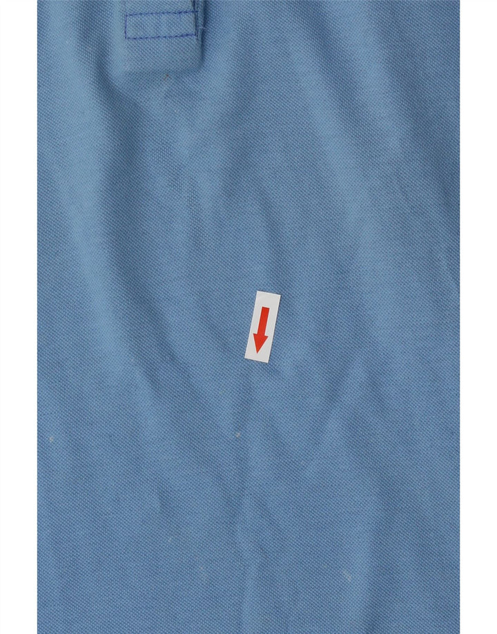 Sergio Tacchini Polo sin mangas para mujer UK 42 Algodón azul medio