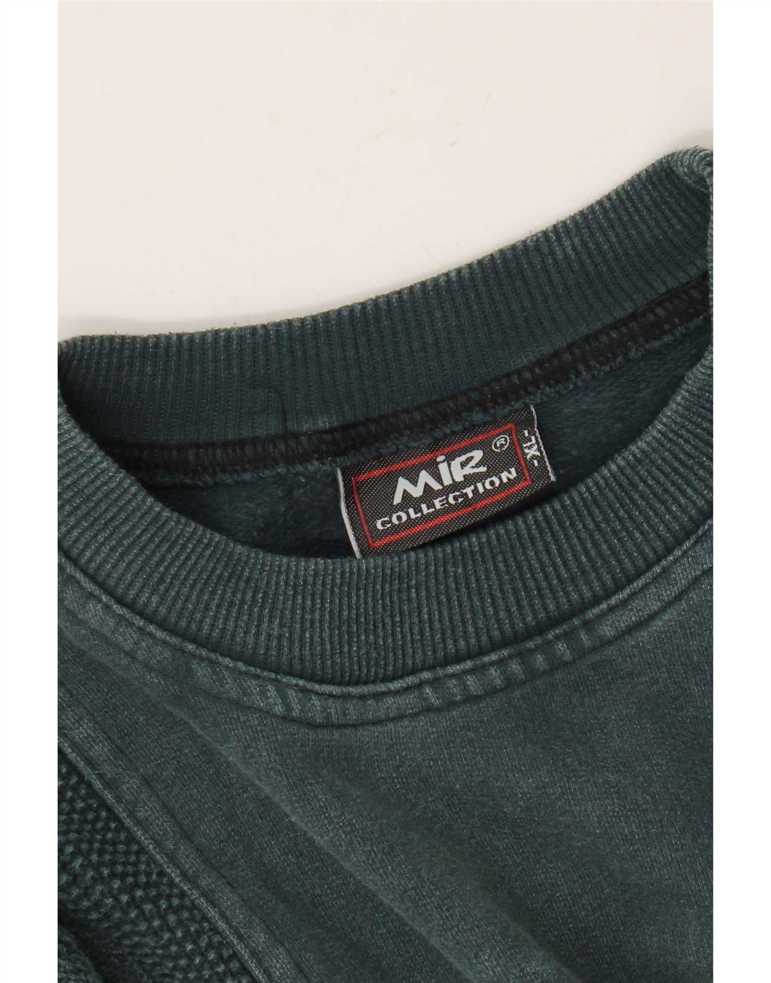 Vintage Hombres Sudadera Jumper XL Algodón Azul