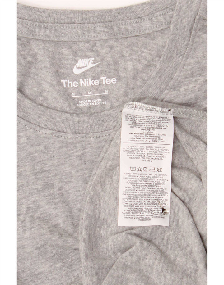 Camiseta Nike Hombre Top Gris Medio Algodón