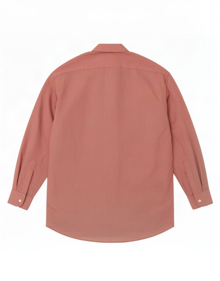 Camisa Pierre Cardin Hombre Talla 41 Poliéster Rosa Medio