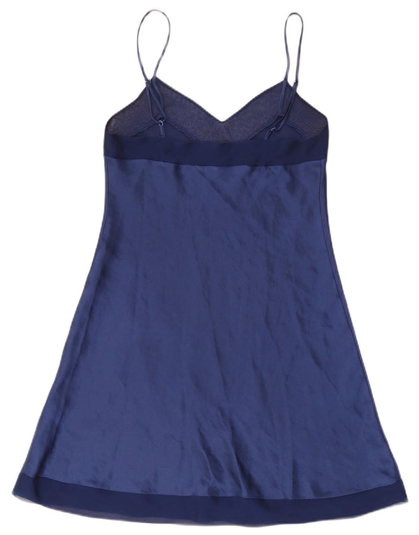 St. Bernard Vestido lencero para mujer UK 10 Small Azul marino Poliéster