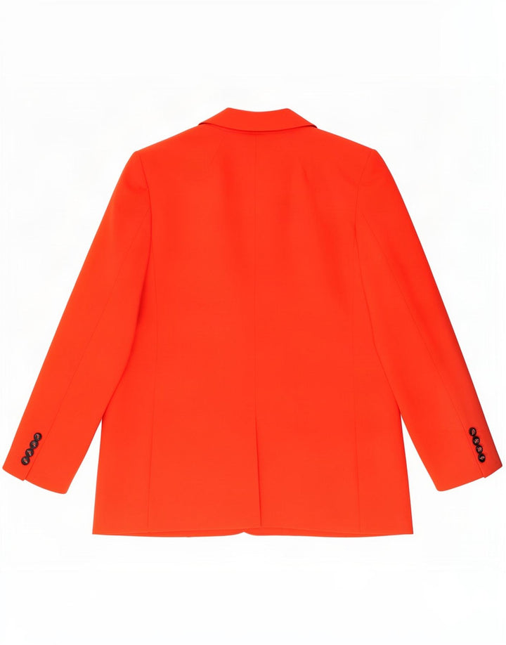 Marks & Spencer Chaqueta tipo blazer con 1 botón para mujer UK 46 Grande Poliéster naranja