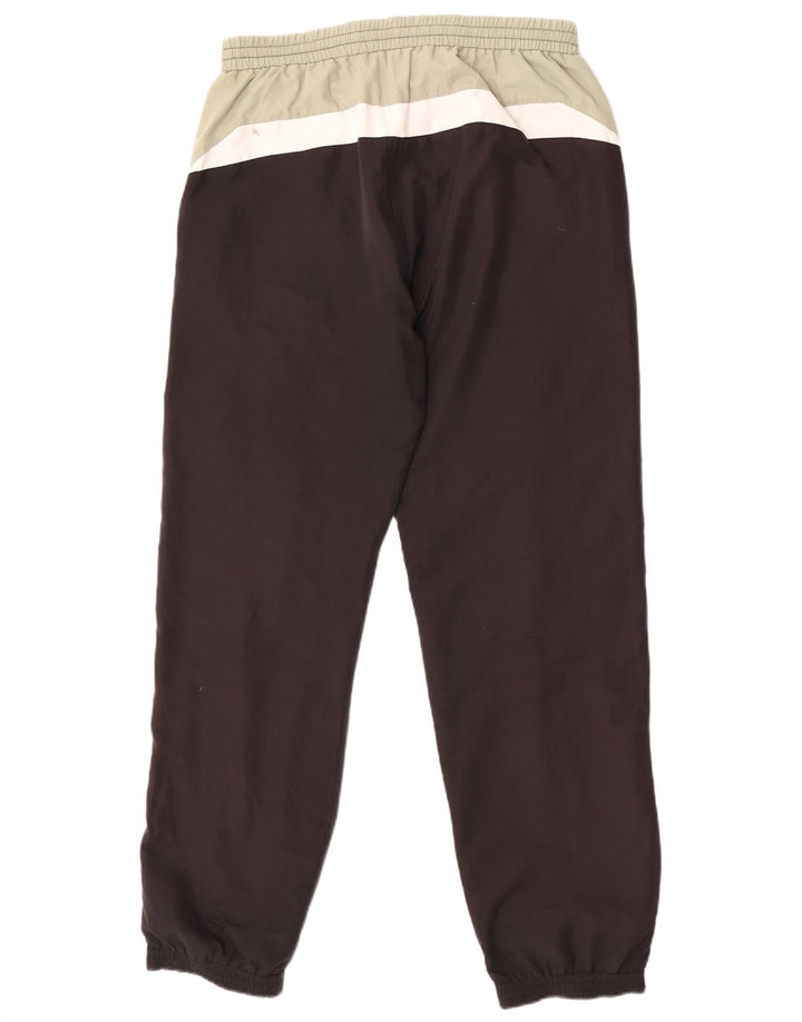 Kappa Hombre Pantalones De Chándal Joggers Large Negro Colorblock Poliéster