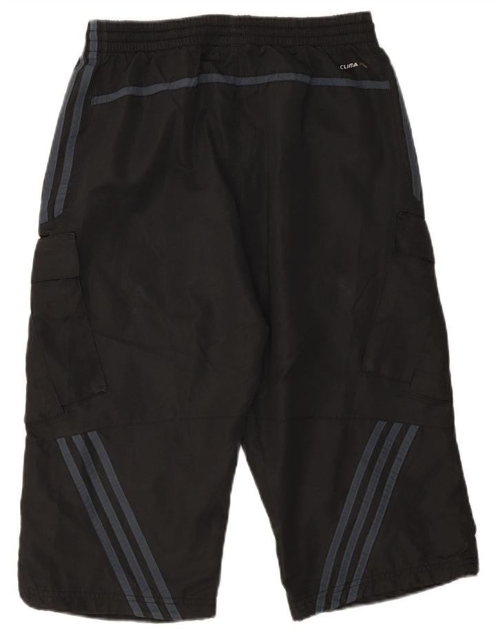 Adidas Mens Clima Proof Bermuda Sport Shorts Pequeño Negro Poliéster