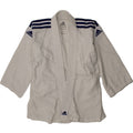 ADIDAS Boys Graphic 3/4 Sleeve Tracksuit Top Jacket 7-8 Years White Vintage Adidas and Second-Hand Adidas from Messina Hembry 