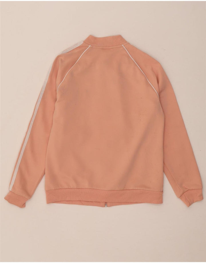 ADIDAS Chaqueta superior de chándal para mujer Reino Unido 14 Poliéster rosa medio