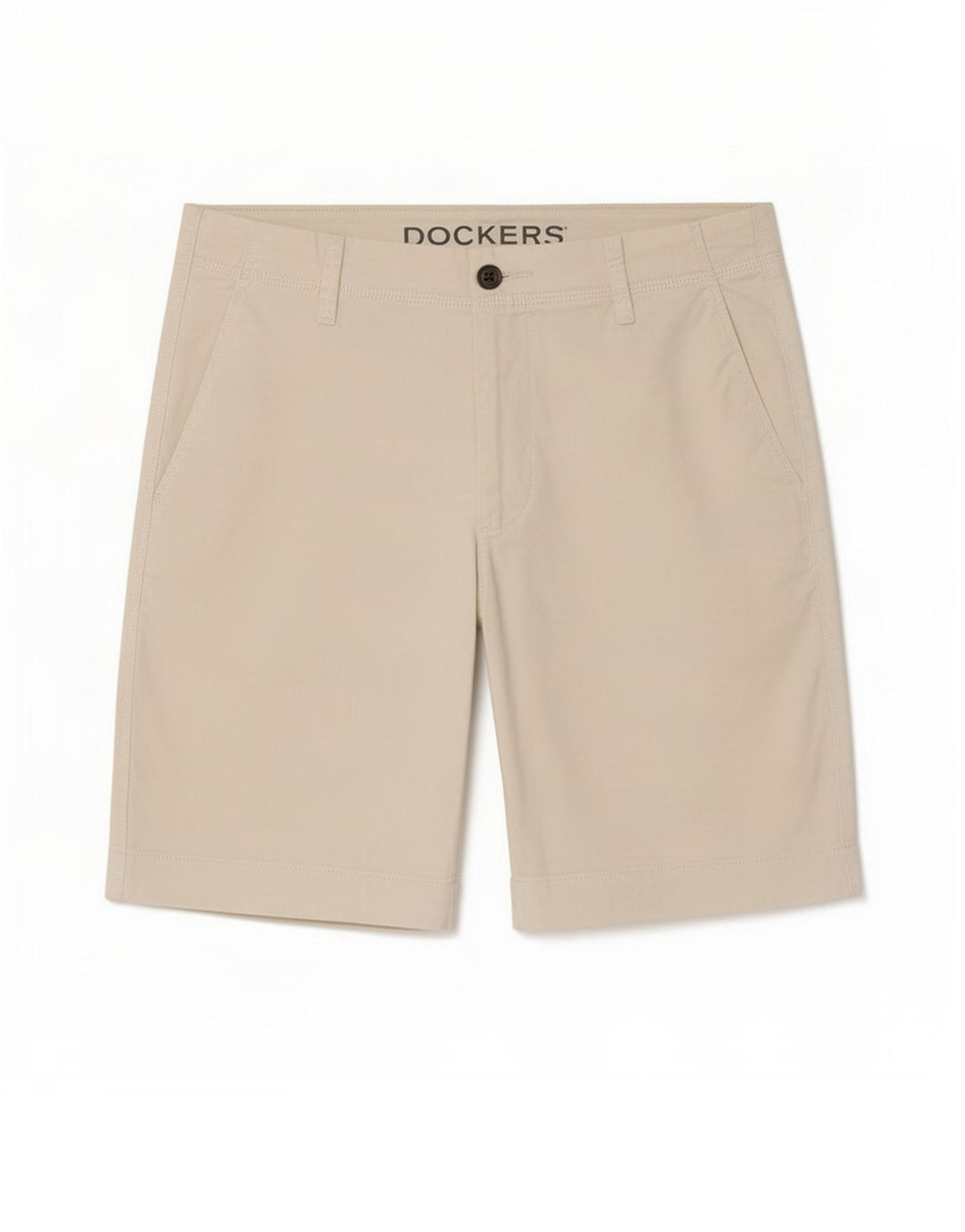 Dockers Chinos Cortos para Hombre Mediano W30 Algodón Blanco