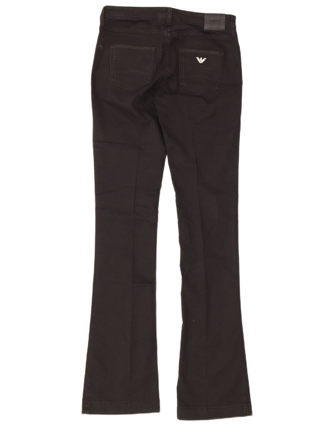Jeans Armani Mujer Acampanados W29 L35 Algodón Negro