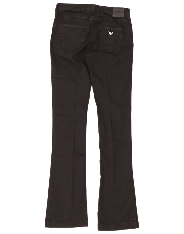 Jeans Armani Mujer Acampanados W29 L35 Algodón Negro
