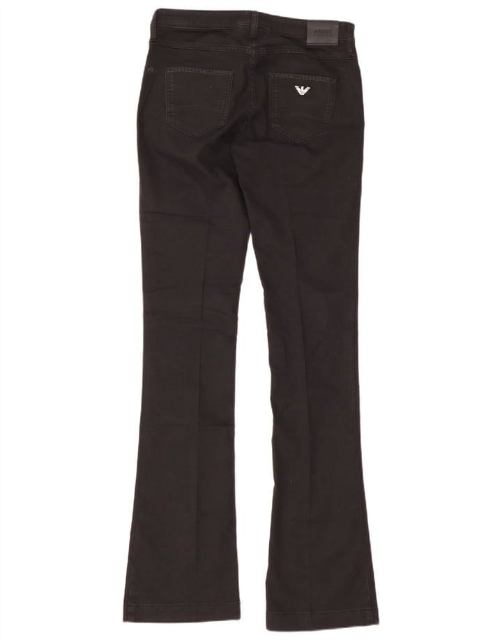 Jeans Armani Mujer Acampanados W29 L35 Algodón Negro