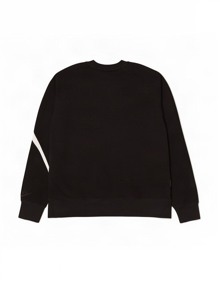 Nike Sudadera con gráfico gráfico tipo jersey de algodón negro mediano para hombre