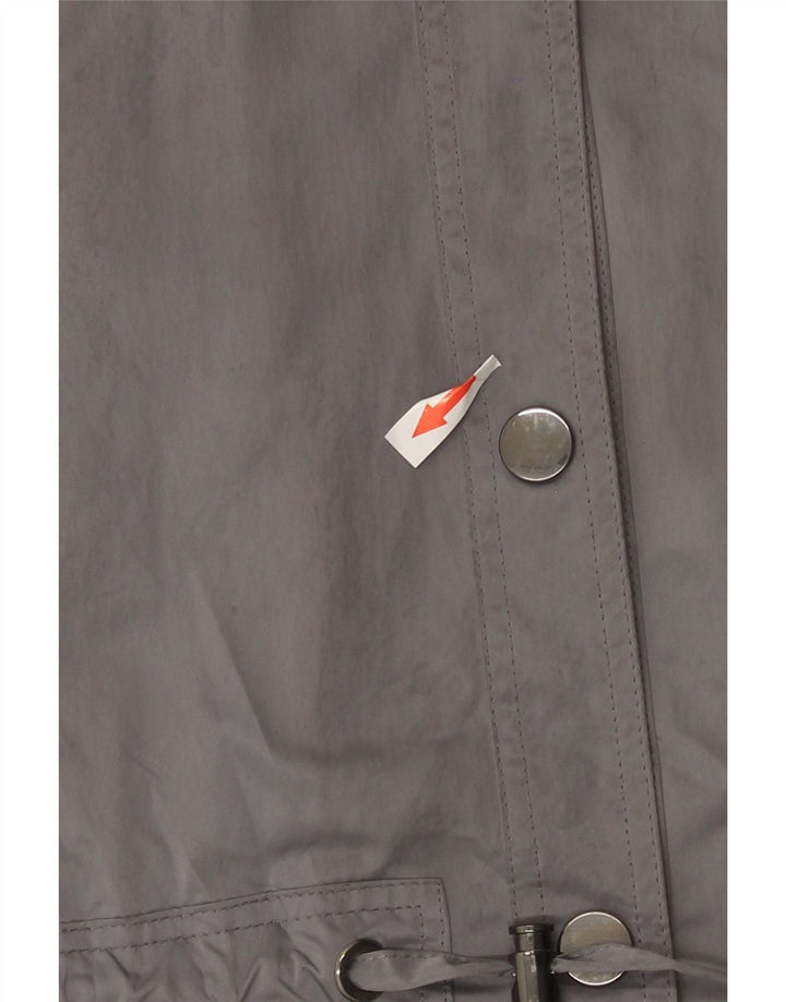 MINT VELVET Chaqueta utilitaria extragrande para mujer UK 10 Small Grey Poliéster