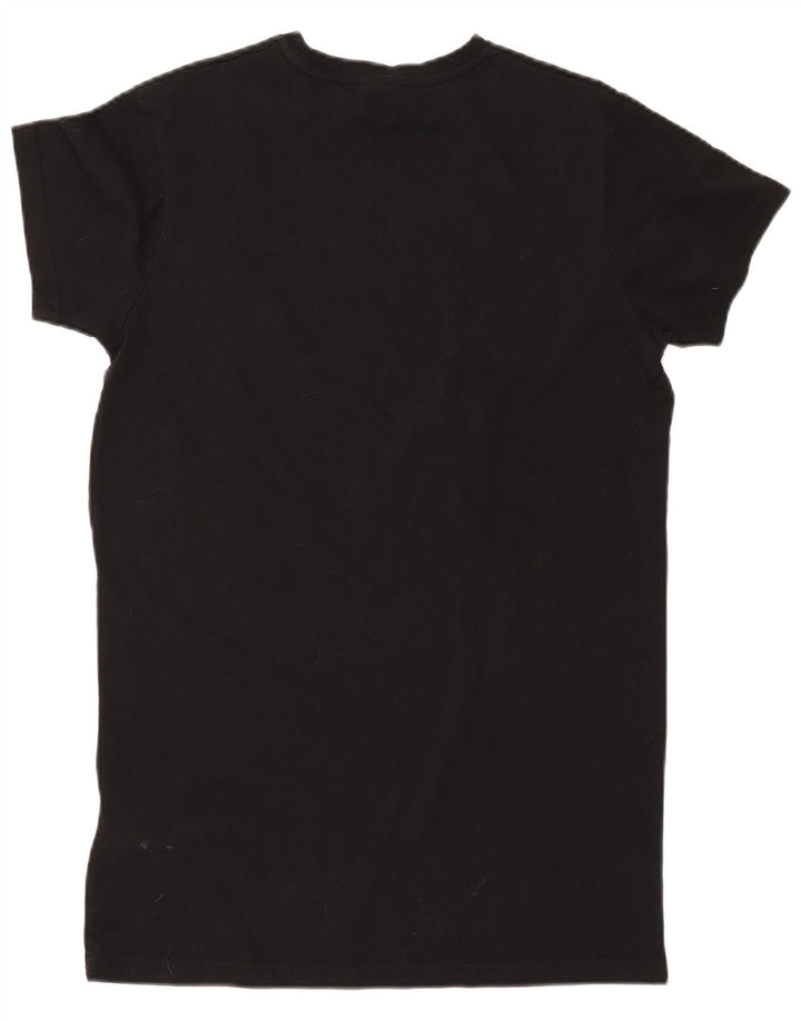 ELLESSE Mens T-Shirt Top Small Black Cotton