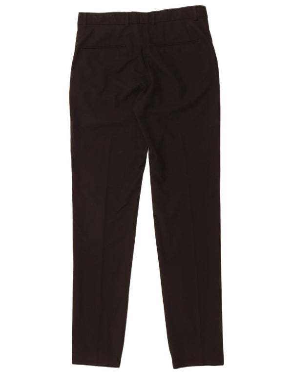 Zara Mens Slim Chino Pantalones EU 38 Small W30 L33 Negro