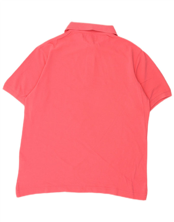 KAPPA Polo Hombre Algodón Rosa Medio