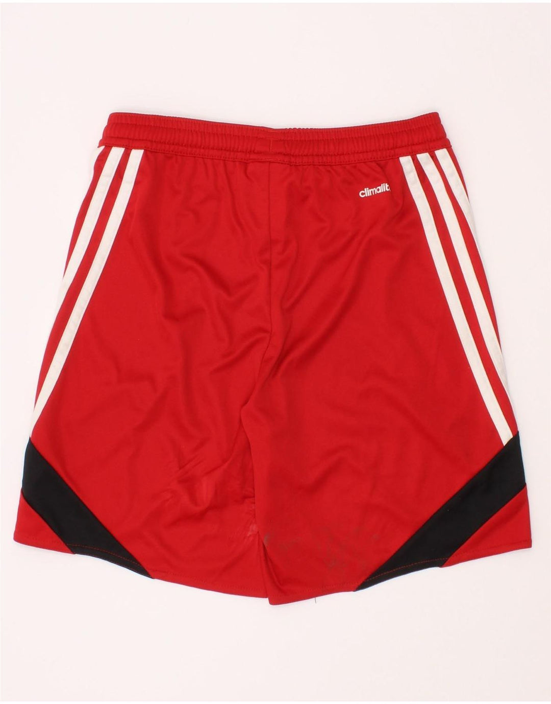 Adidas - Pantalones cortos deportivos Climalite para niños, 9-10 años, color rojo medio
