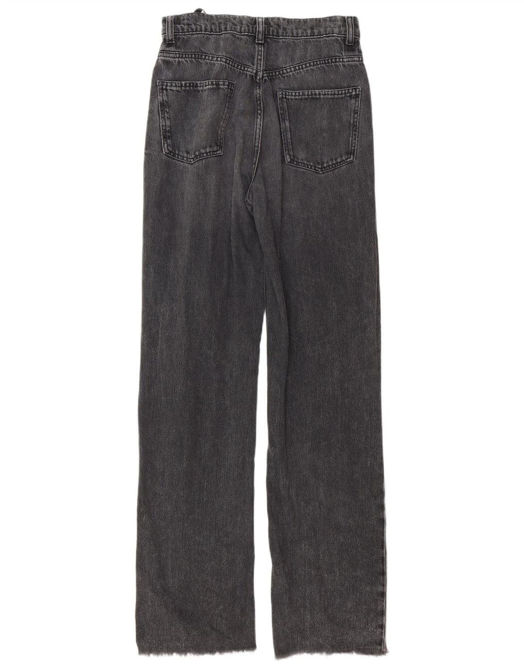 Zara Jeans rectos para mujer EU 36 Small W26 L33 Algodón gris