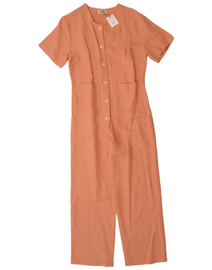 Vintage mujer mono Reino Unido 10 pequeño naranja