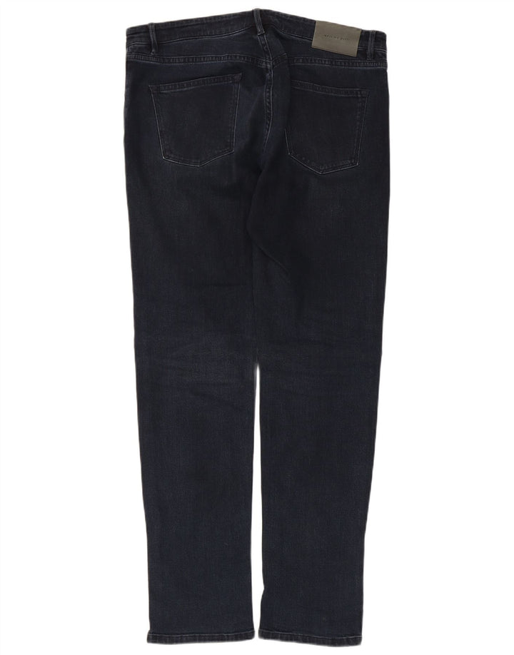 Massimo Dutti Jeans Slim Hombre EU 40 Medium W31 L29 Azul Marino Algodón