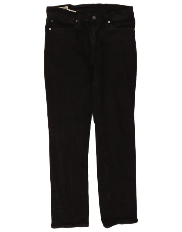 Levi's Hombre 511 Slim Jeans W34 L29 Algodón Negro