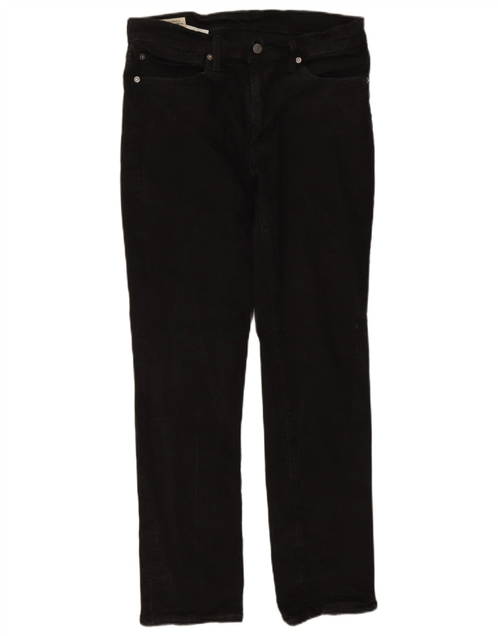 Levi's Hombre 511 Slim Jeans W34 L29 Algodón Negro