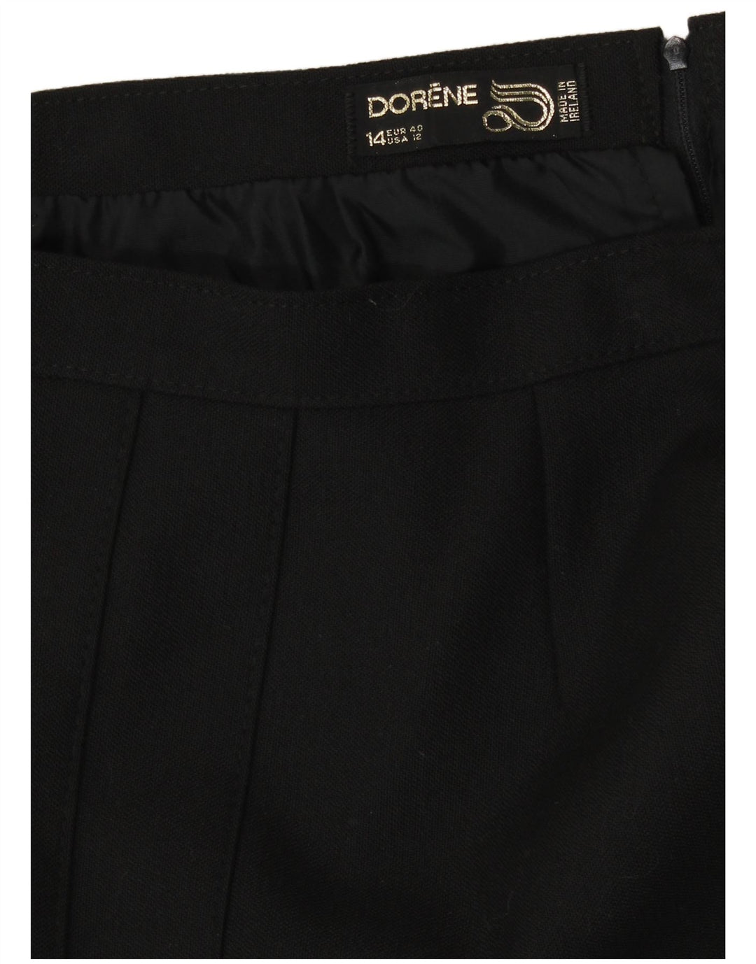 Falda plisada de cintura alta para mujer, talla 44, talla M, W28