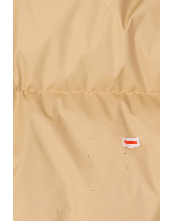 MCROSS Mens Padded Jacket UK 36 Small Beige Colourblock Polyester Vintage MCROSS and Second-Hand MCROSS from Messina Hembry 