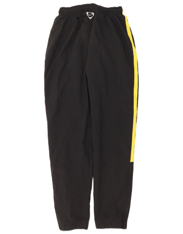 Nike Mens Tracksuit Trousers Joggers UK 35/37 Small Black Colourblock