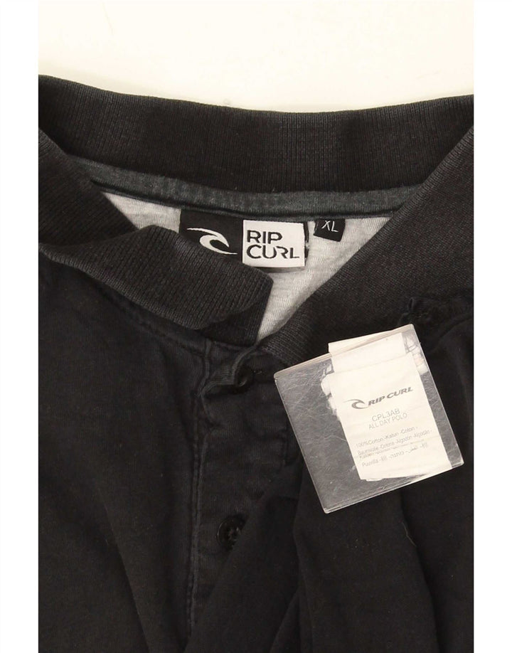 Rip Curl Polo Hombre XL Algodón Negro
