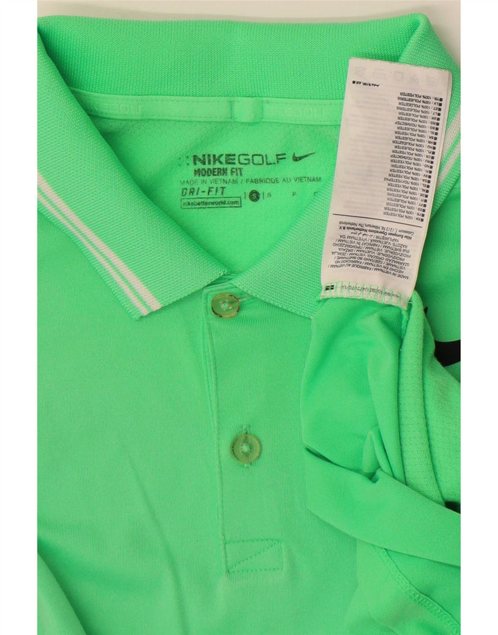 Polo Nike Hombre Pequeño Verde Poliéster Deportes
