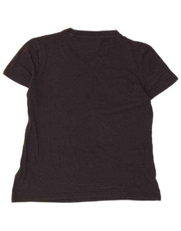 Adidas Camiseta gráfica de manga corta para mujer Top UK 12 Medium Black