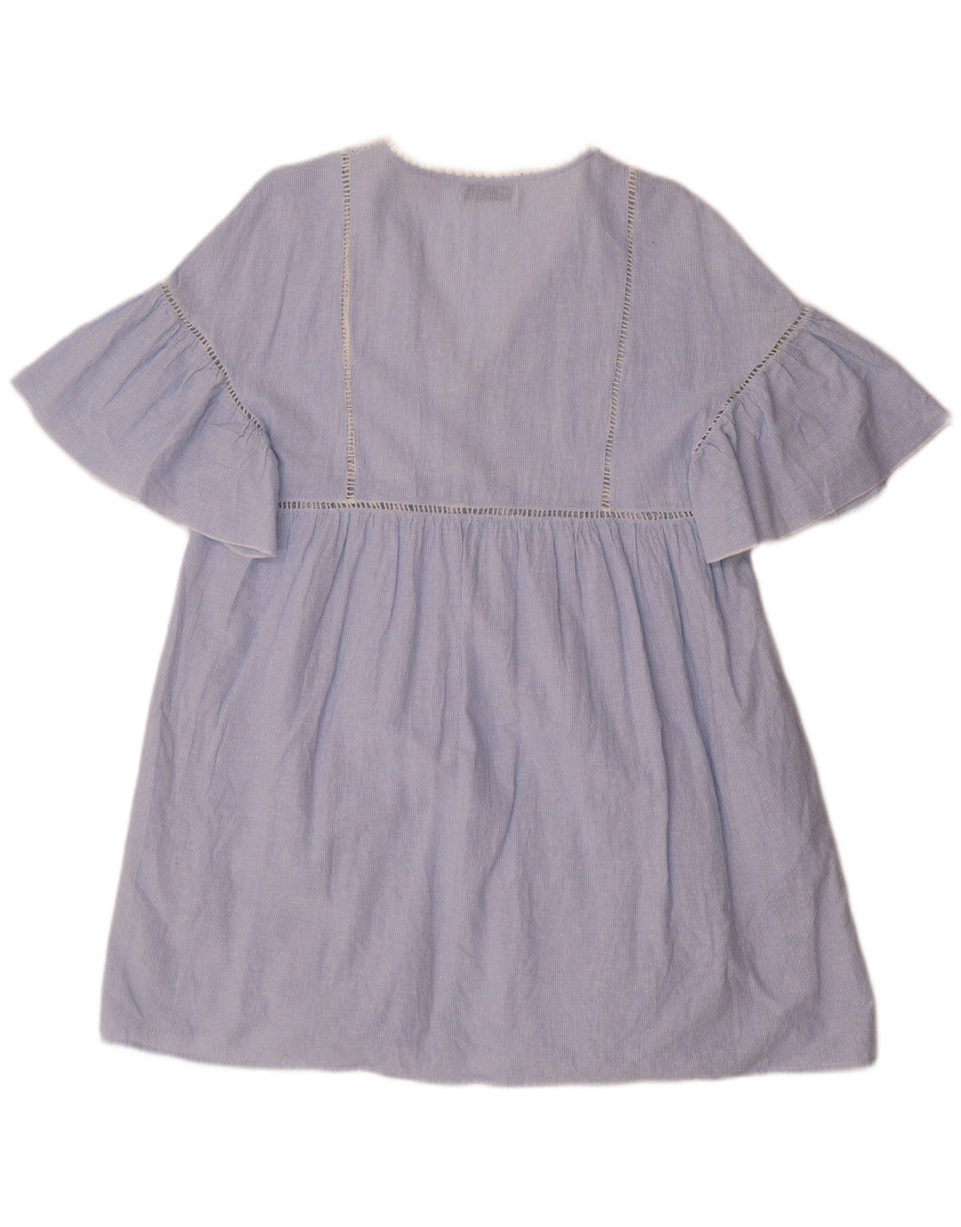 ZARA Vestido recto para mujer UK 44 Azul medio Rayas diplomáticas