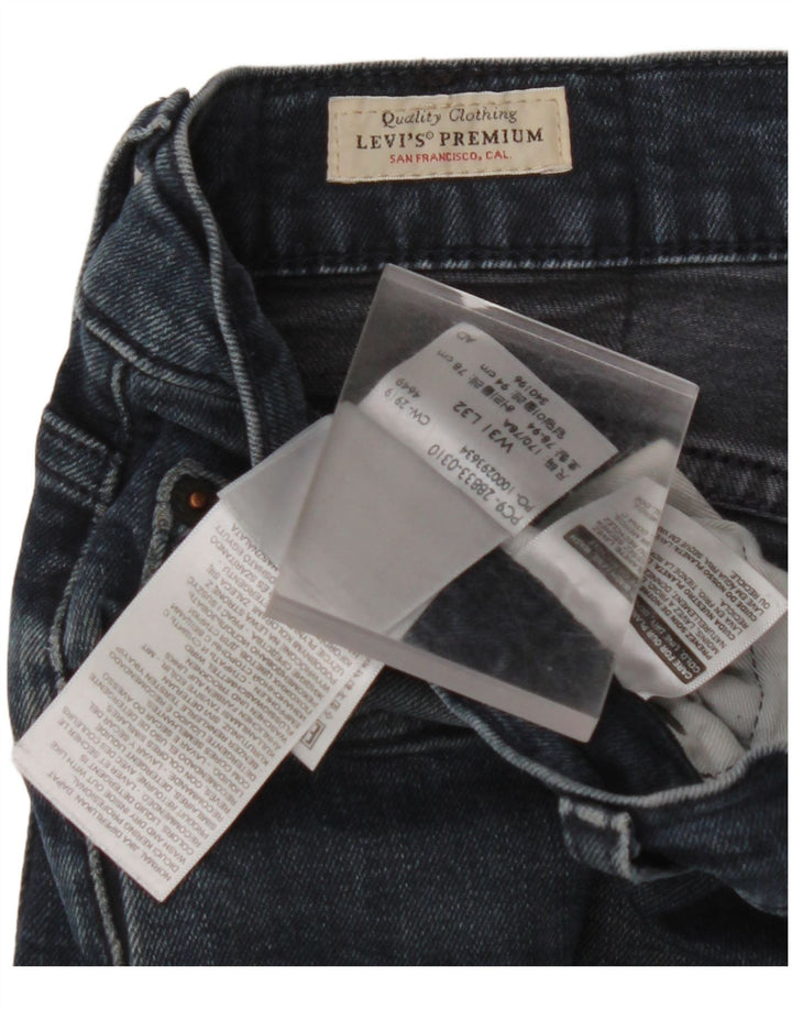 LEVI'S Vaqueros ajustados para hombre W31 L32 Lana virgen azul