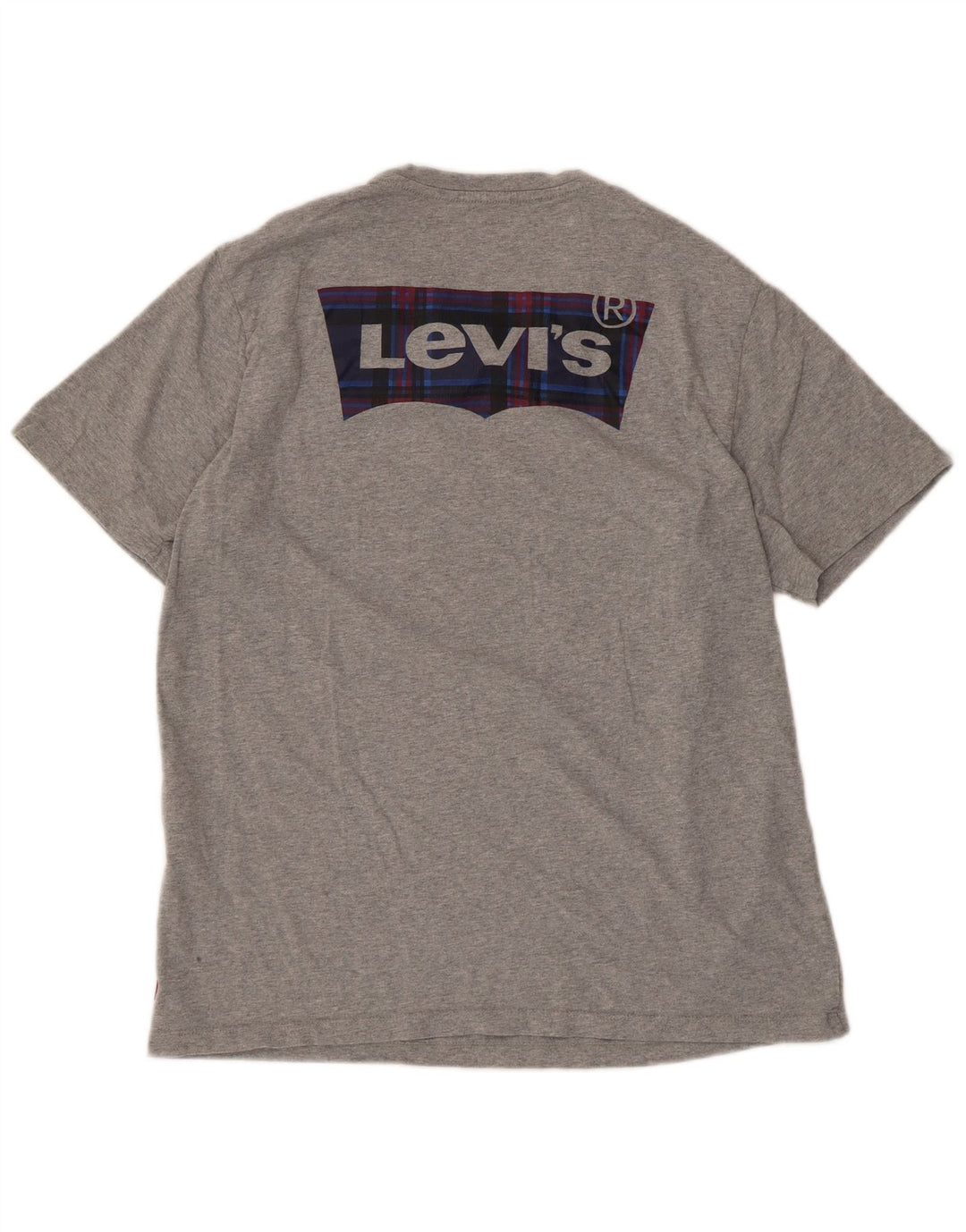 Levi's Camiseta gráfica para hombre Top de algodón moteado en gris medio