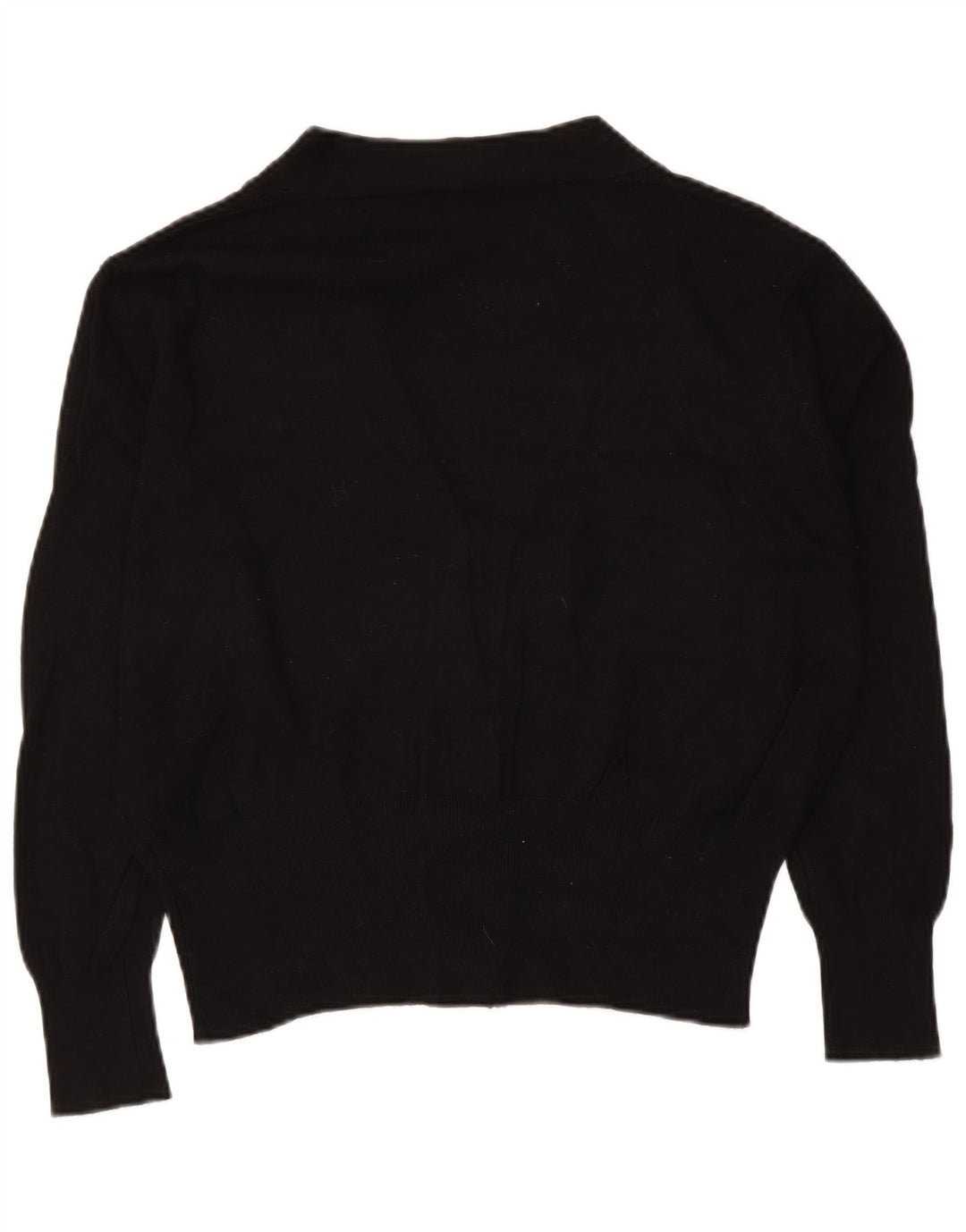 ZARA Mujer Crop Cardigan Suéter UK 44 Mediano Negro