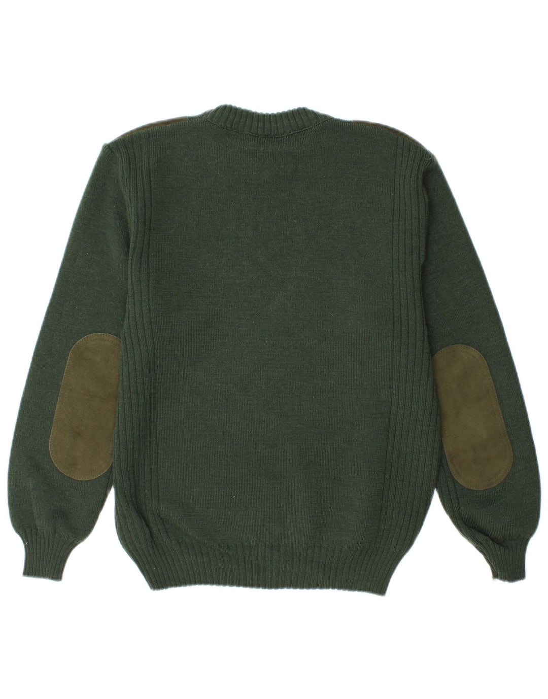 MC RITCHIE Womens Crew Neck Jumper Sweater UK 16 Large Green Colourblock
