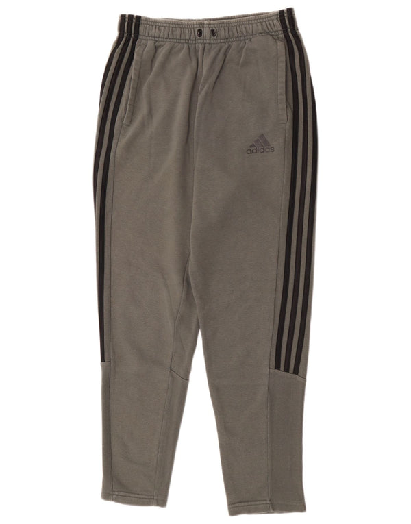 Pantalón De Chándal Adidas Hombre Gris Medio Algodón