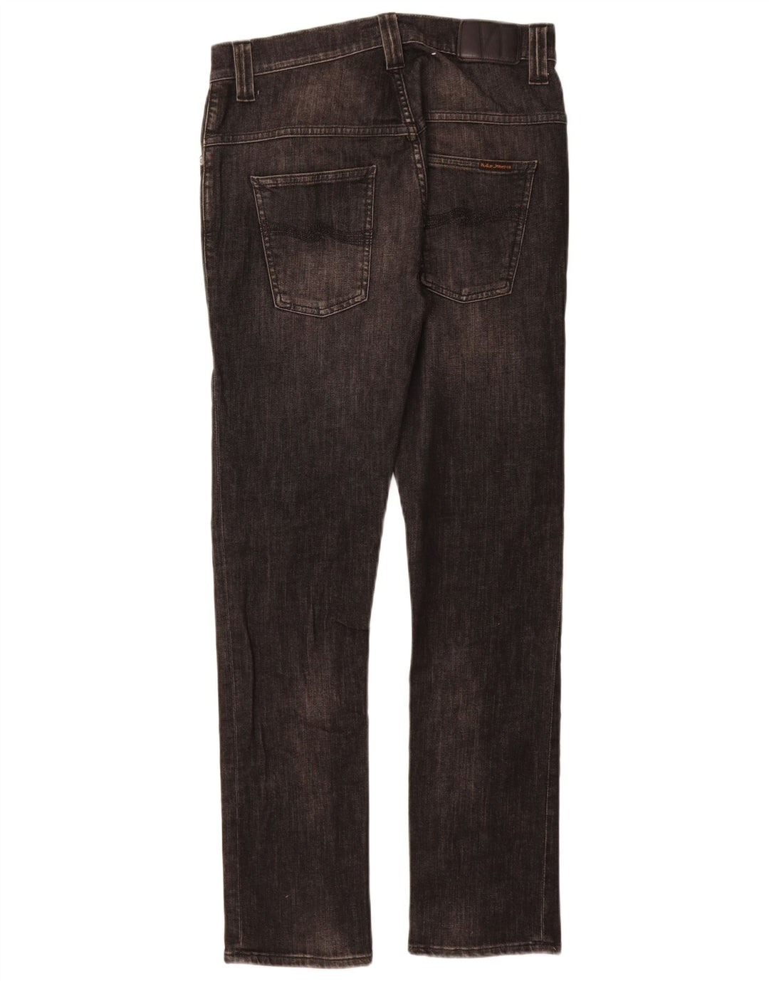 NUDIE Vaqueros Slim Mujer W30 L30 Gris Algodón