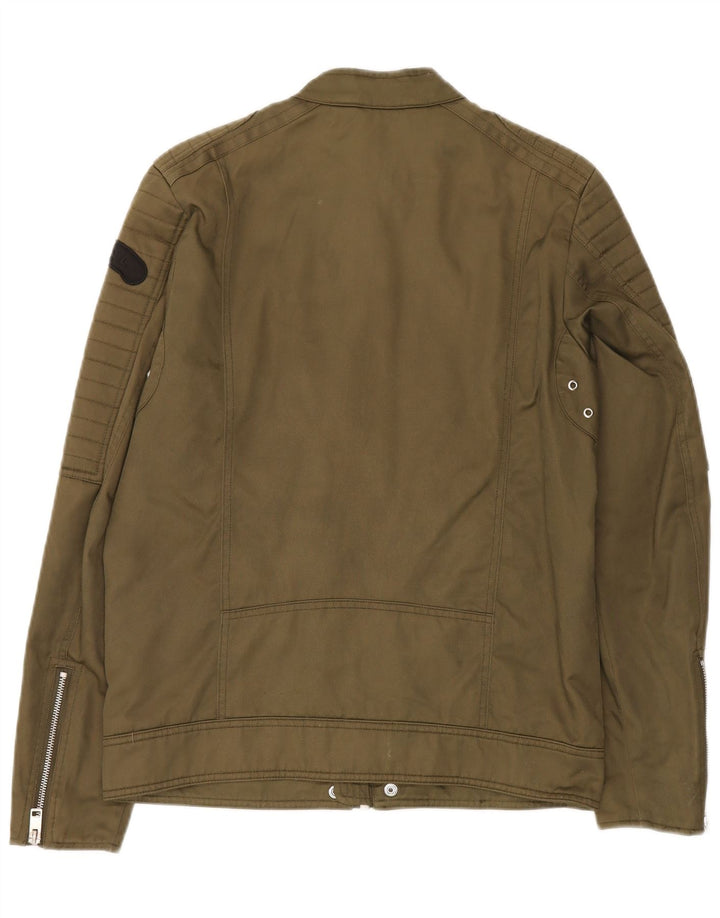 Diesel Chaqueta Bomber para Hombre UK 36 Small Caqui