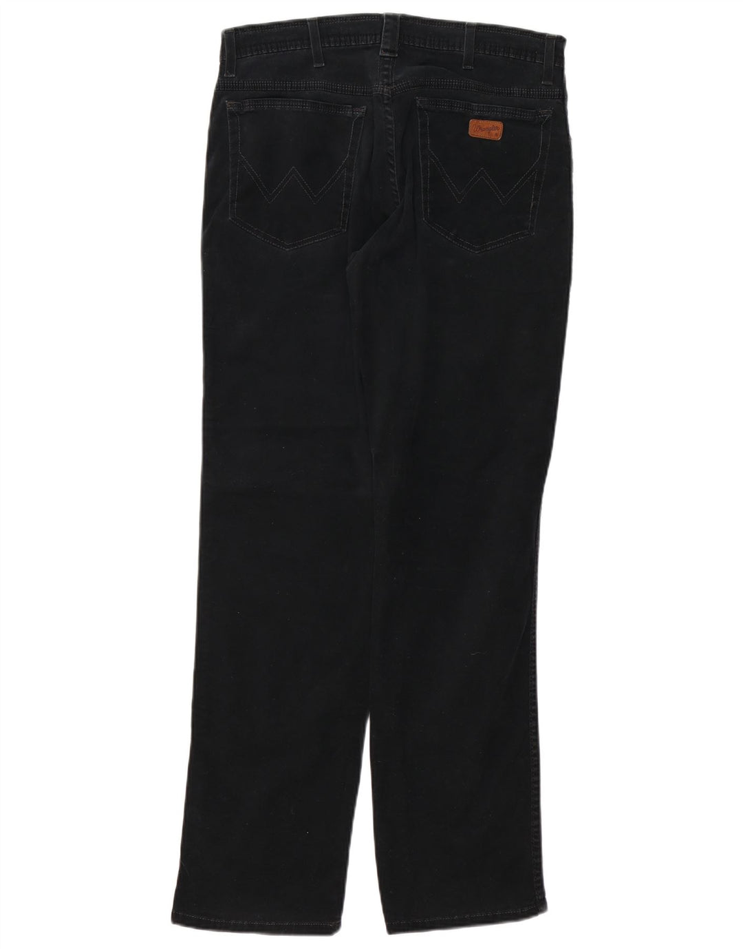 WRANGLER Pantalones casuales rectos elásticos Texas para mujer W32 L32 Negro