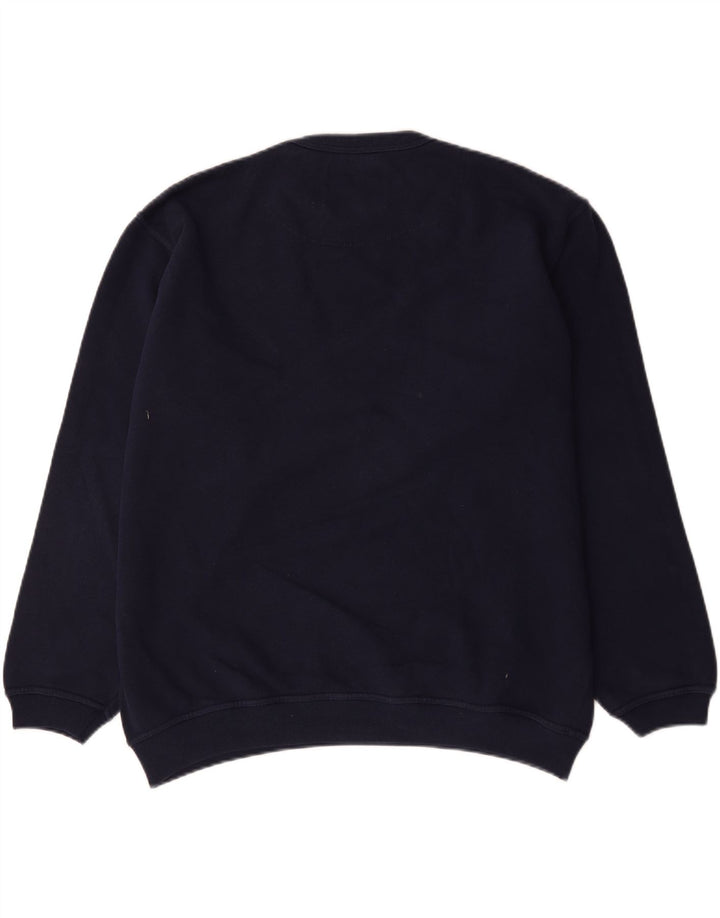 Champion Sudadera Gráfica para Hombre Jumper Large Azul Marino Algodón