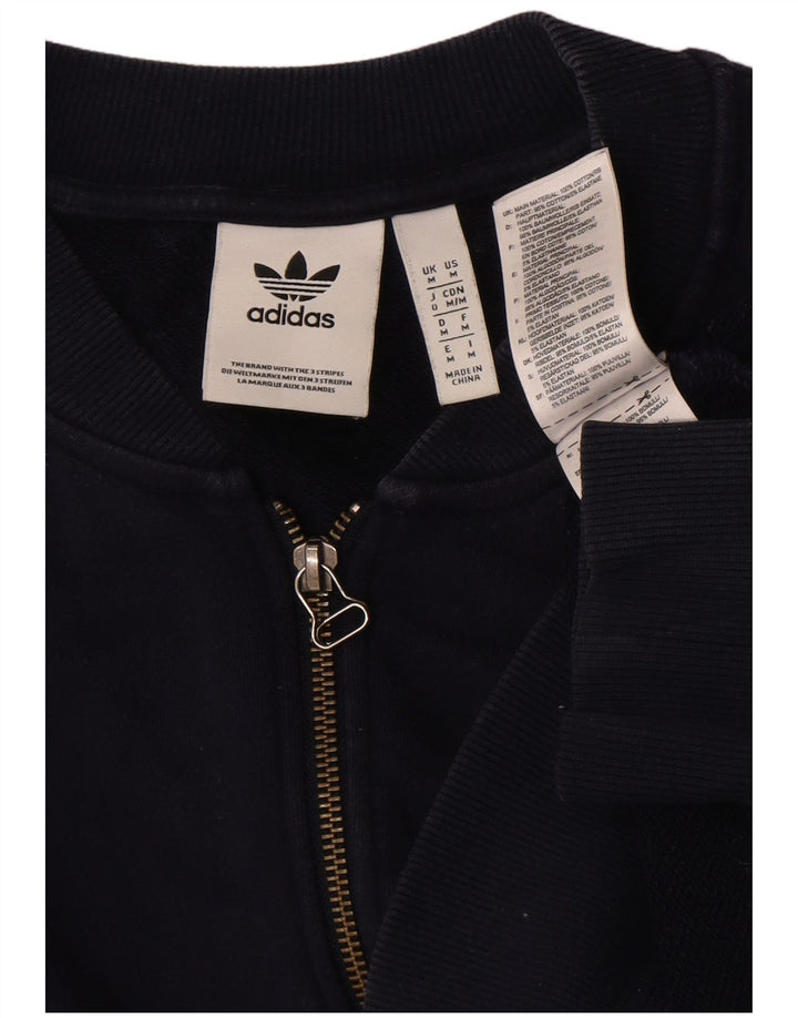 Adidas Hombre Chándal Top Chaqueta Mediano Azul Marino